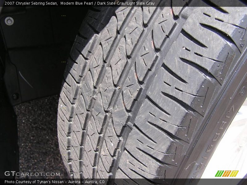 Modern Blue Pearl / Dark Slate Gray/Light Slate Gray 2007 Chrysler Sebring Sedan
