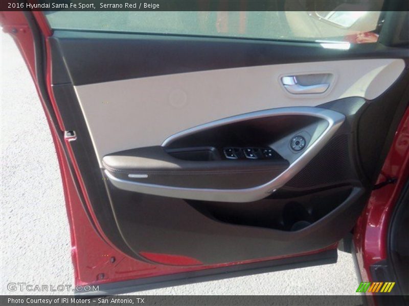 Serrano Red / Beige 2016 Hyundai Santa Fe Sport