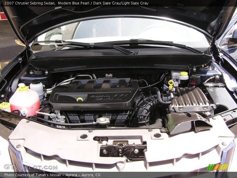Modern Blue Pearl / Dark Slate Gray/Light Slate Gray 2007 Chrysler Sebring Sedan