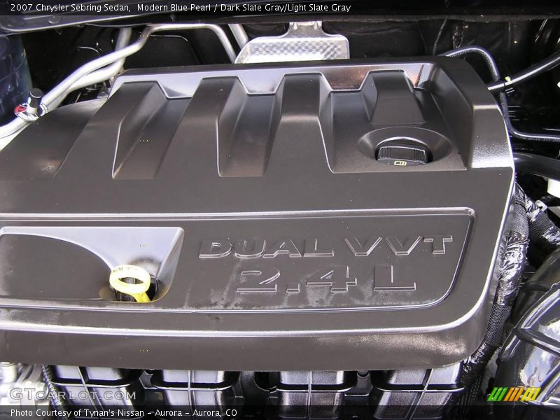 Modern Blue Pearl / Dark Slate Gray/Light Slate Gray 2007 Chrysler Sebring Sedan