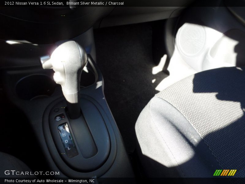 Brilliant Silver Metallic / Charcoal 2012 Nissan Versa 1.6 SL Sedan