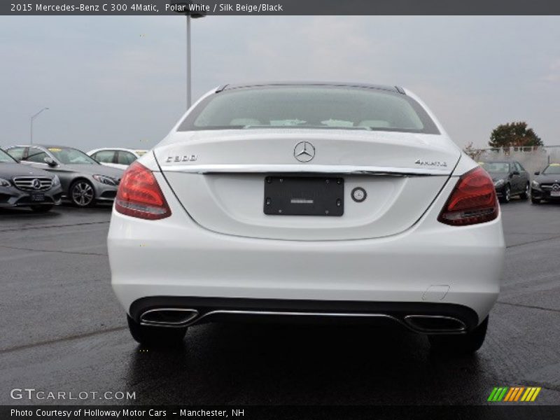 Polar White / Silk Beige/Black 2015 Mercedes-Benz C 300 4Matic