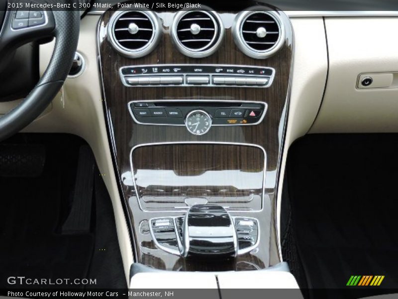 Polar White / Silk Beige/Black 2015 Mercedes-Benz C 300 4Matic