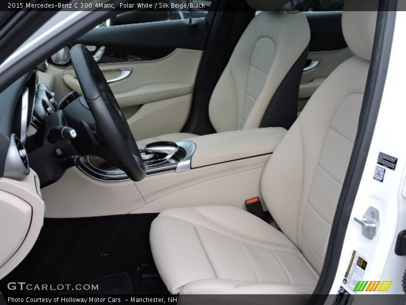 Polar White / Silk Beige/Black 2015 Mercedes-Benz C 300 4Matic