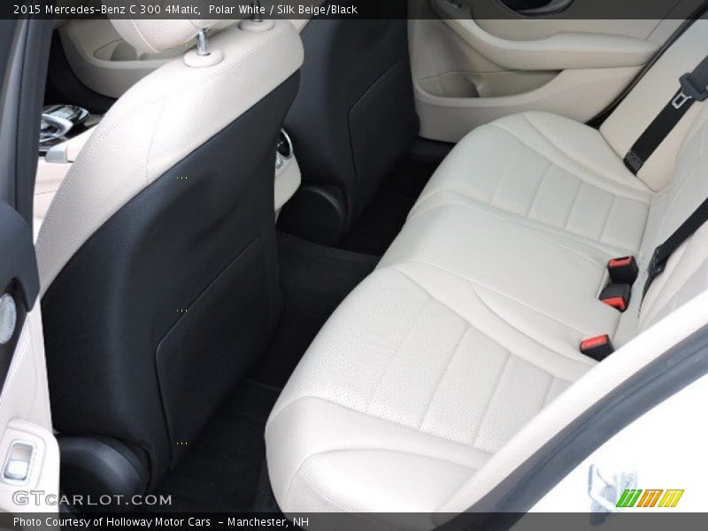 Polar White / Silk Beige/Black 2015 Mercedes-Benz C 300 4Matic
