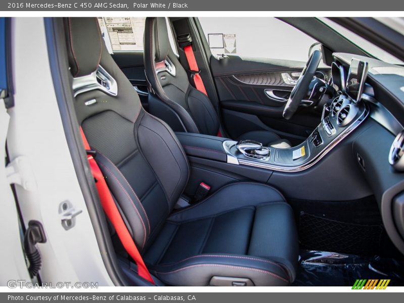 Front Seat of 2016 C 450 AMG Sedan