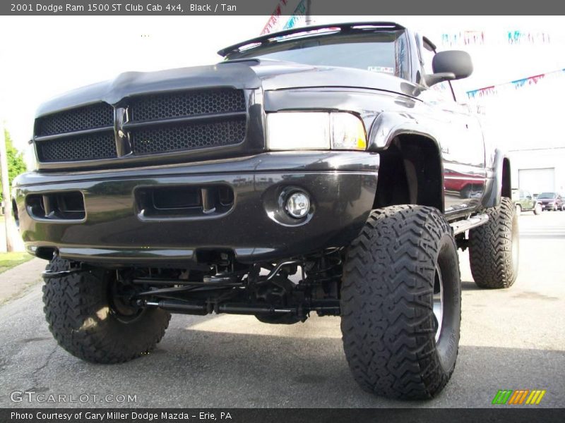 Black / Tan 2001 Dodge Ram 1500 ST Club Cab 4x4