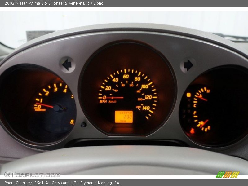 Sheer Silver Metallic / Blond 2003 Nissan Altima 2.5 S