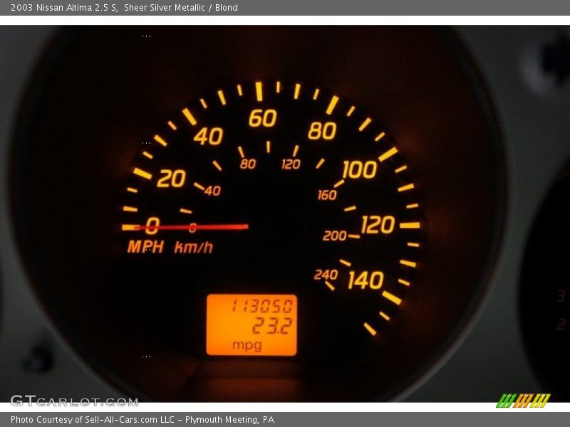 Sheer Silver Metallic / Blond 2003 Nissan Altima 2.5 S