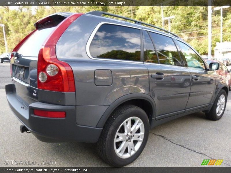 Titanium Gray Metallic / Taupe/Light Taupe 2005 Volvo XC90 T6 AWD