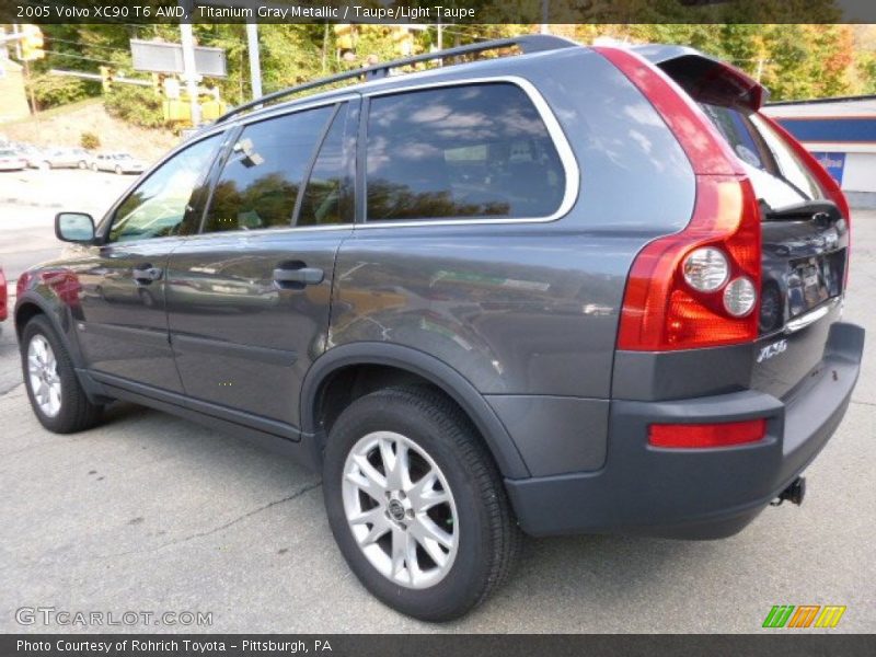 Titanium Gray Metallic / Taupe/Light Taupe 2005 Volvo XC90 T6 AWD
