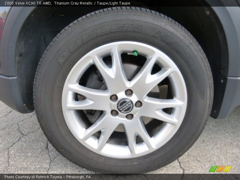 Titanium Gray Metallic / Taupe/Light Taupe 2005 Volvo XC90 T6 AWD