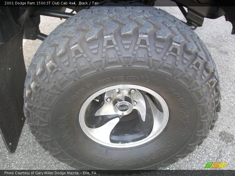 Black / Tan 2001 Dodge Ram 1500 ST Club Cab 4x4