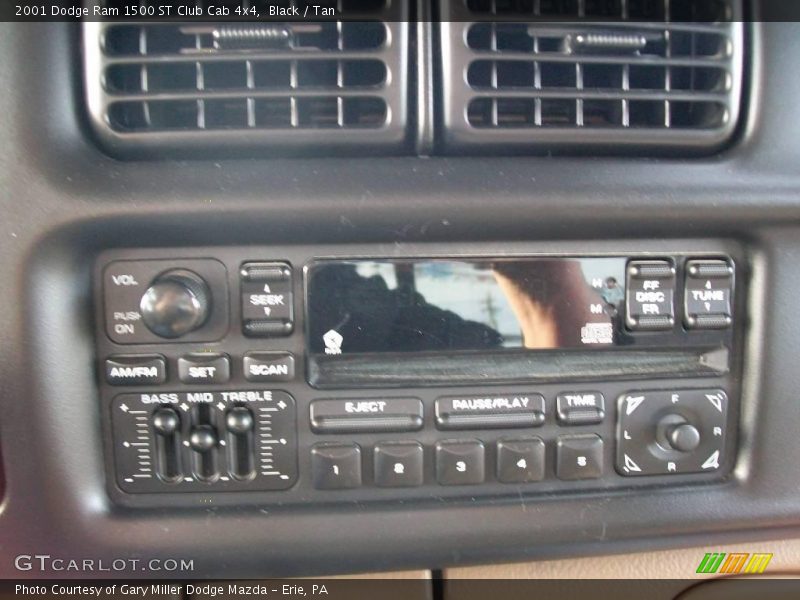 Black / Tan 2001 Dodge Ram 1500 ST Club Cab 4x4
