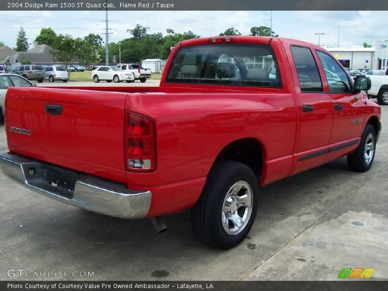 Flame Red / Taupe 2004 Dodge Ram 1500 ST Quad Cab