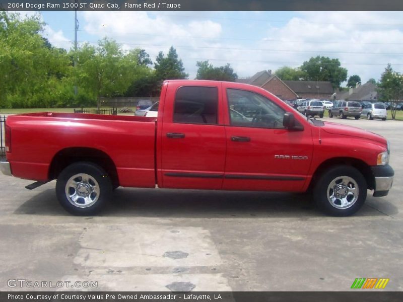 Flame Red / Taupe 2004 Dodge Ram 1500 ST Quad Cab