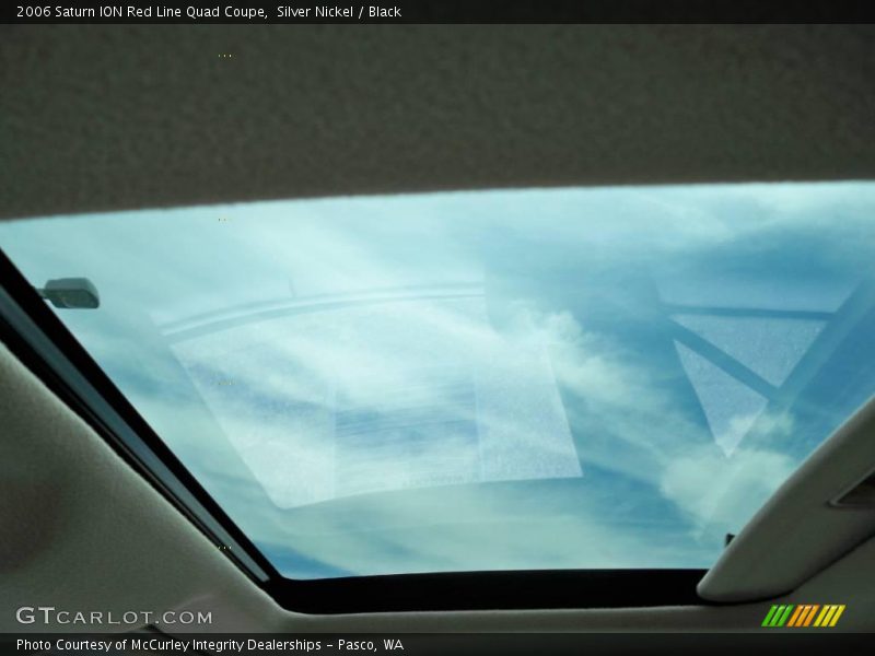 Silver Nickel / Black 2006 Saturn ION Red Line Quad Coupe