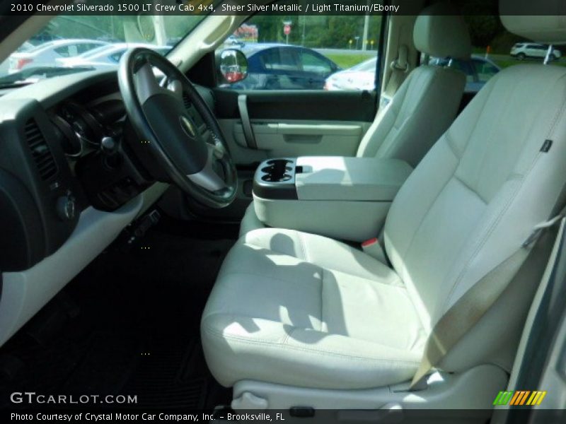 Sheer Silver Metallic / Light Titanium/Ebony 2010 Chevrolet Silverado 1500 LT Crew Cab 4x4