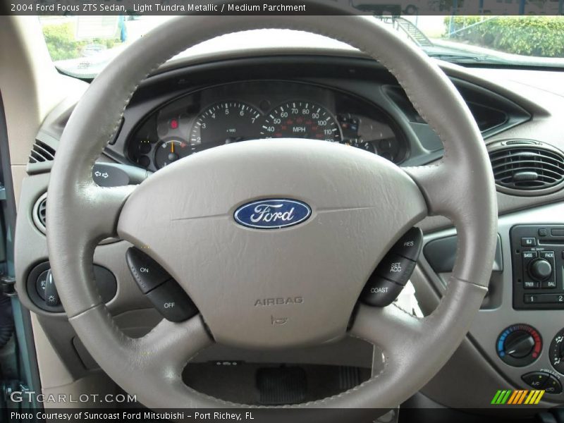 Light Tundra Metallic / Medium Parchment 2004 Ford Focus ZTS Sedan