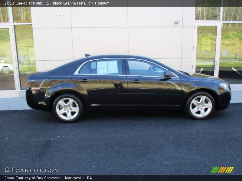 Black Granite Metallic / Titanium 2012 Chevrolet Malibu LS