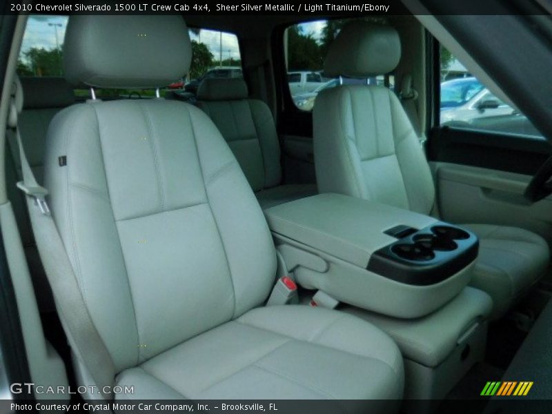 Sheer Silver Metallic / Light Titanium/Ebony 2010 Chevrolet Silverado 1500 LT Crew Cab 4x4