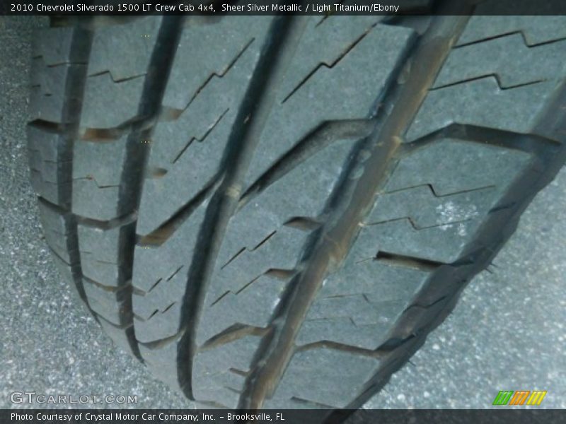 Sheer Silver Metallic / Light Titanium/Ebony 2010 Chevrolet Silverado 1500 LT Crew Cab 4x4