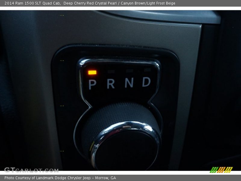 Deep Cherry Red Crystal Pearl / Canyon Brown/Light Frost Beige 2014 Ram 1500 SLT Quad Cab
