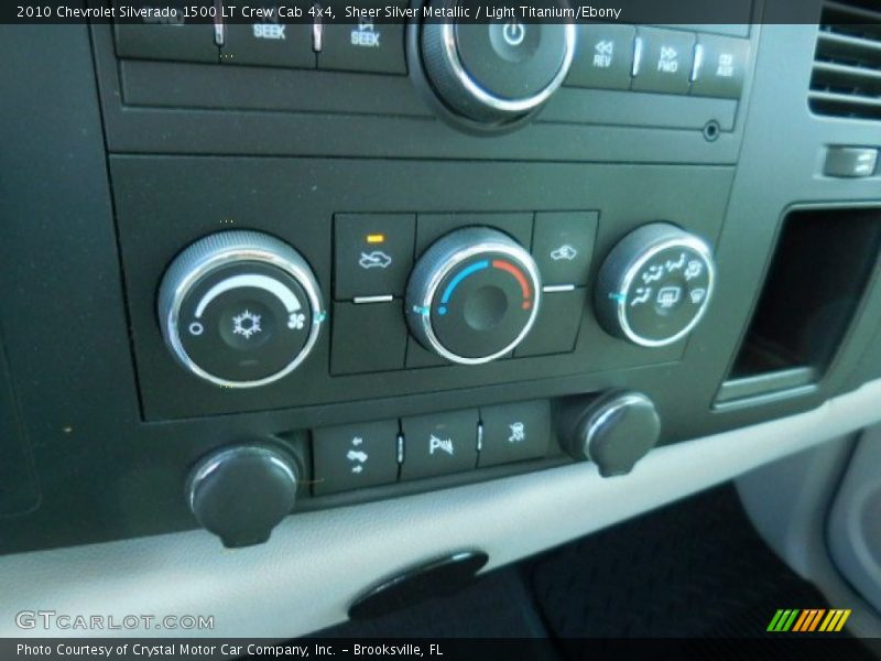 Sheer Silver Metallic / Light Titanium/Ebony 2010 Chevrolet Silverado 1500 LT Crew Cab 4x4