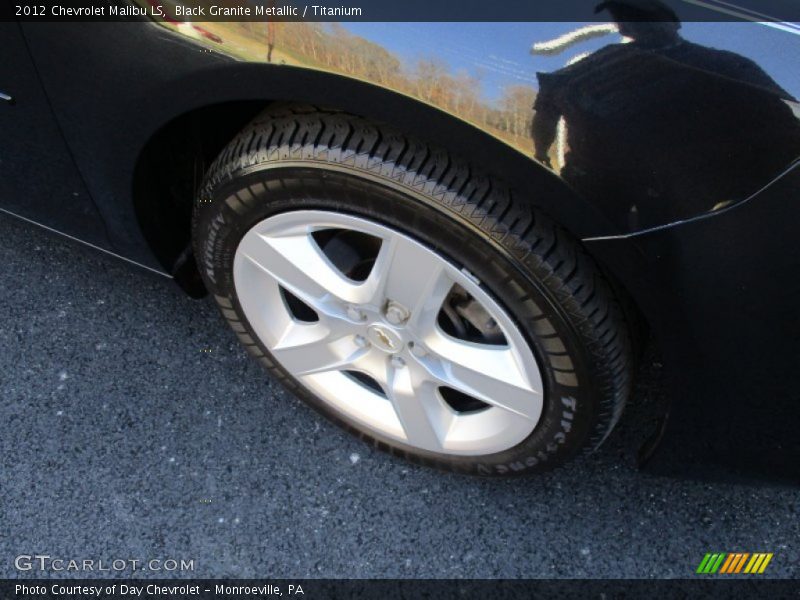 Black Granite Metallic / Titanium 2012 Chevrolet Malibu LS