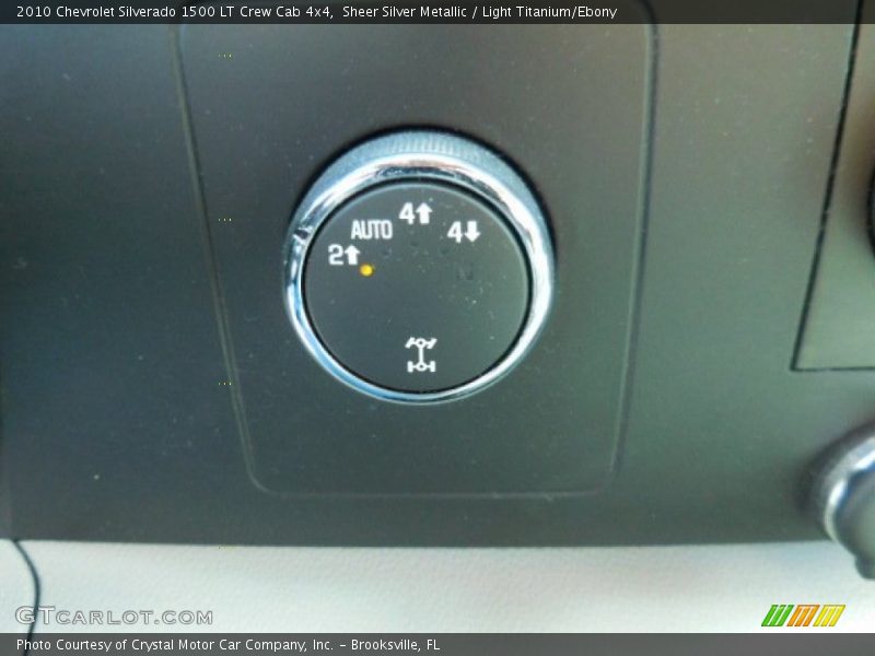 Sheer Silver Metallic / Light Titanium/Ebony 2010 Chevrolet Silverado 1500 LT Crew Cab 4x4