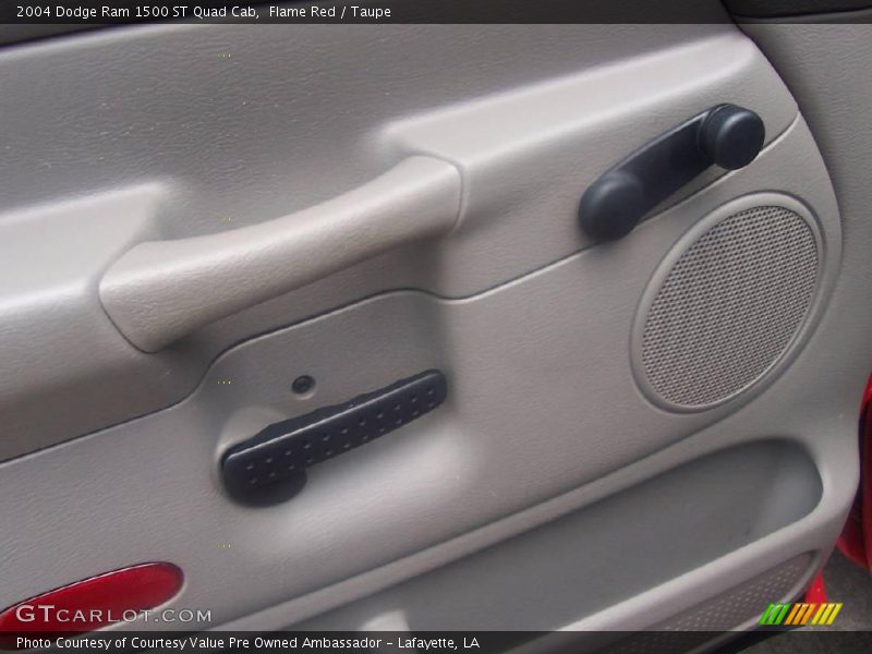 Flame Red / Taupe 2004 Dodge Ram 1500 ST Quad Cab