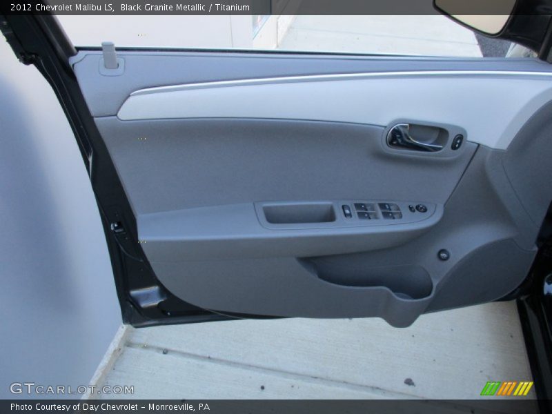 Black Granite Metallic / Titanium 2012 Chevrolet Malibu LS