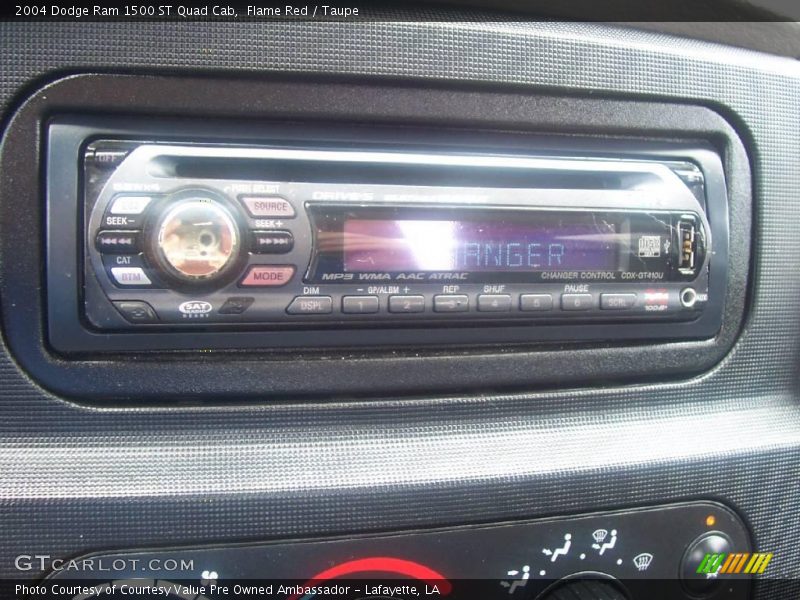Flame Red / Taupe 2004 Dodge Ram 1500 ST Quad Cab