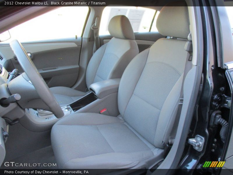 Black Granite Metallic / Titanium 2012 Chevrolet Malibu LS