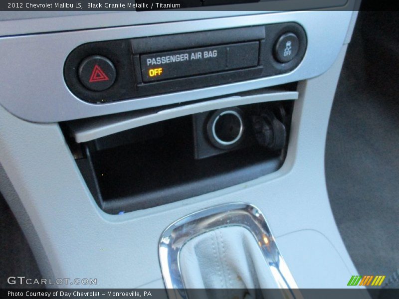 Black Granite Metallic / Titanium 2012 Chevrolet Malibu LS