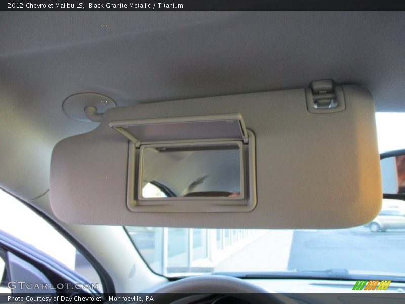 Black Granite Metallic / Titanium 2012 Chevrolet Malibu LS