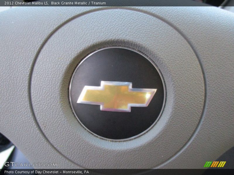 Black Granite Metallic / Titanium 2012 Chevrolet Malibu LS