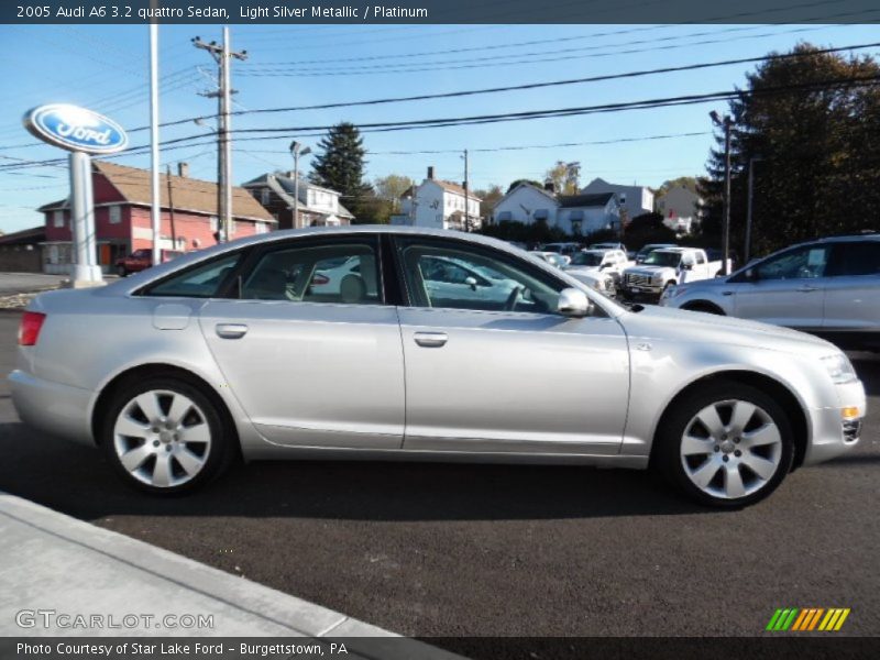 Light Silver Metallic / Platinum 2005 Audi A6 3.2 quattro Sedan