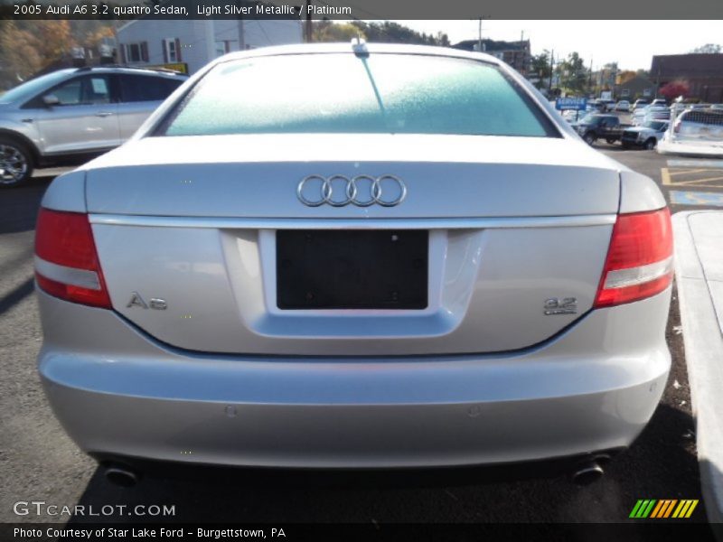 Light Silver Metallic / Platinum 2005 Audi A6 3.2 quattro Sedan