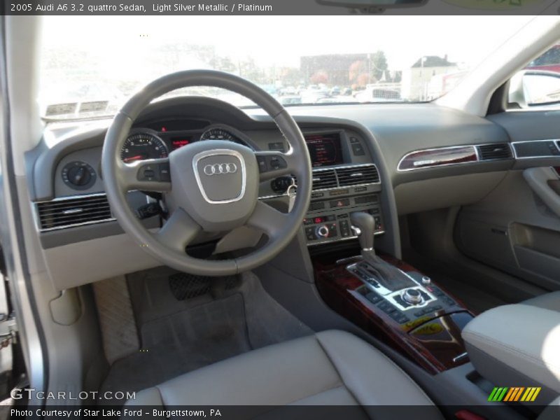 Light Silver Metallic / Platinum 2005 Audi A6 3.2 quattro Sedan