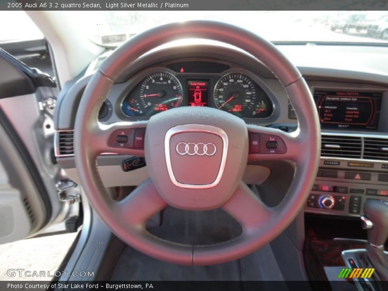 Light Silver Metallic / Platinum 2005 Audi A6 3.2 quattro Sedan