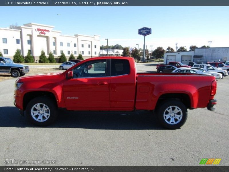 Red Hot / Jet Black/Dark Ash 2016 Chevrolet Colorado LT Extended Cab