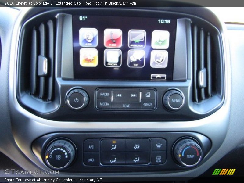 Red Hot / Jet Black/Dark Ash 2016 Chevrolet Colorado LT Extended Cab