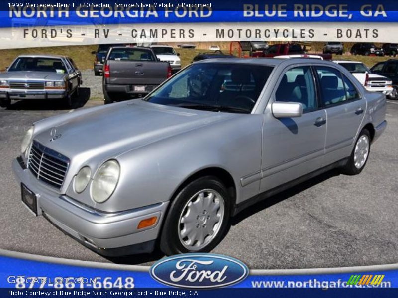 Smoke Silver Metallic / Parchment 1999 Mercedes-Benz E 320 Sedan