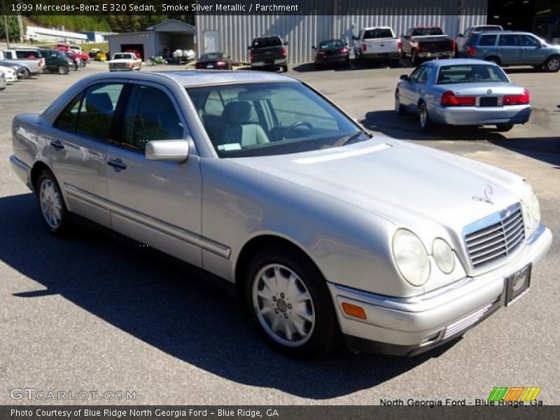 Smoke Silver Metallic / Parchment 1999 Mercedes-Benz E 320 Sedan