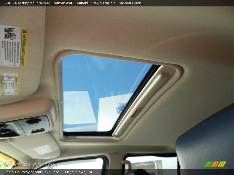 Mineral Grey Metallic / Charcoal Black 2006 Mercury Mountaineer Premier AWD
