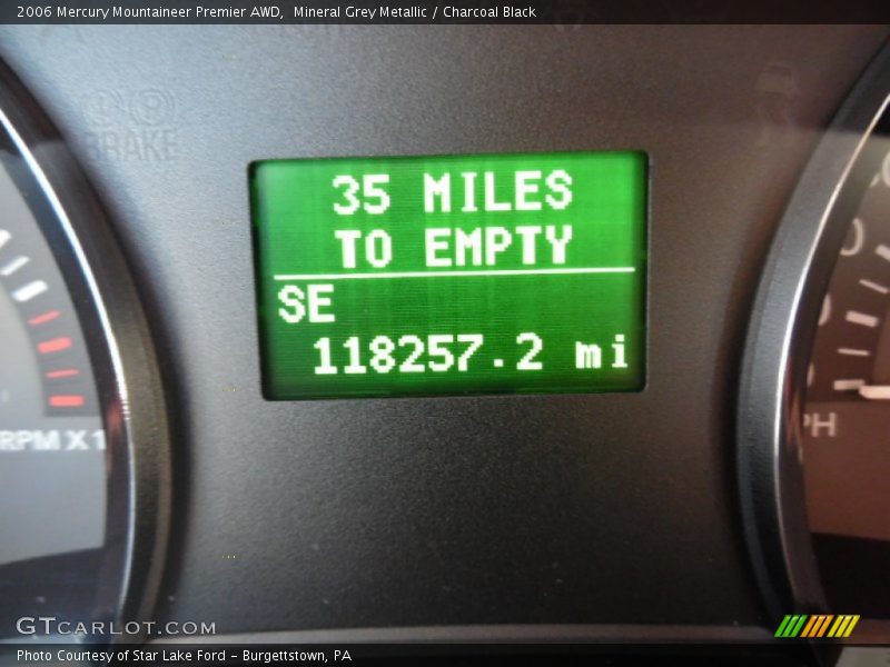Mineral Grey Metallic / Charcoal Black 2006 Mercury Mountaineer Premier AWD