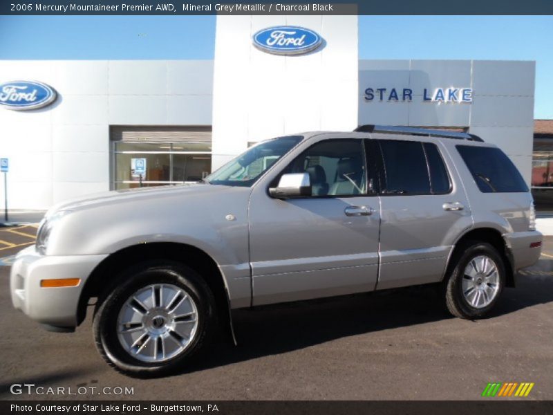 Mineral Grey Metallic / Charcoal Black 2006 Mercury Mountaineer Premier AWD