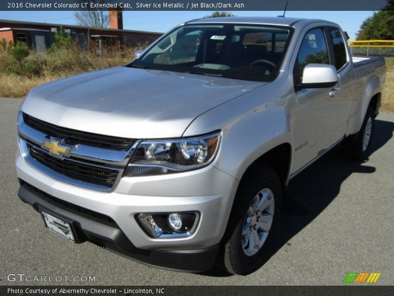 Silver Ice Metallic / Jet Black/Dark Ash 2016 Chevrolet Colorado LT Extended Cab