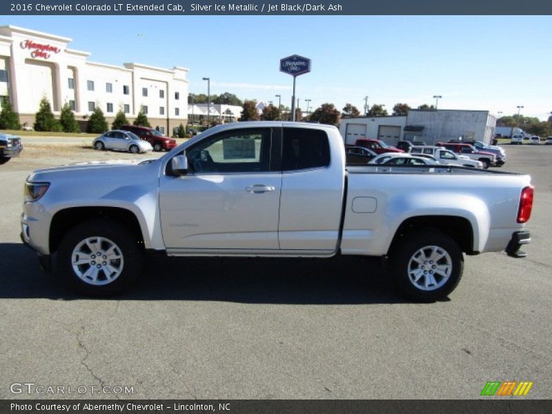 Silver Ice Metallic / Jet Black/Dark Ash 2016 Chevrolet Colorado LT Extended Cab